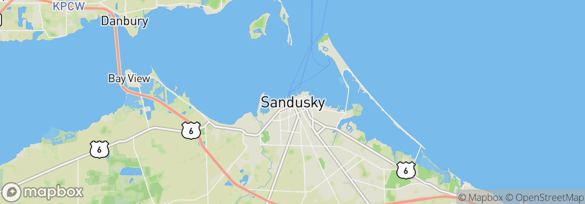Map: Sandusky, OH