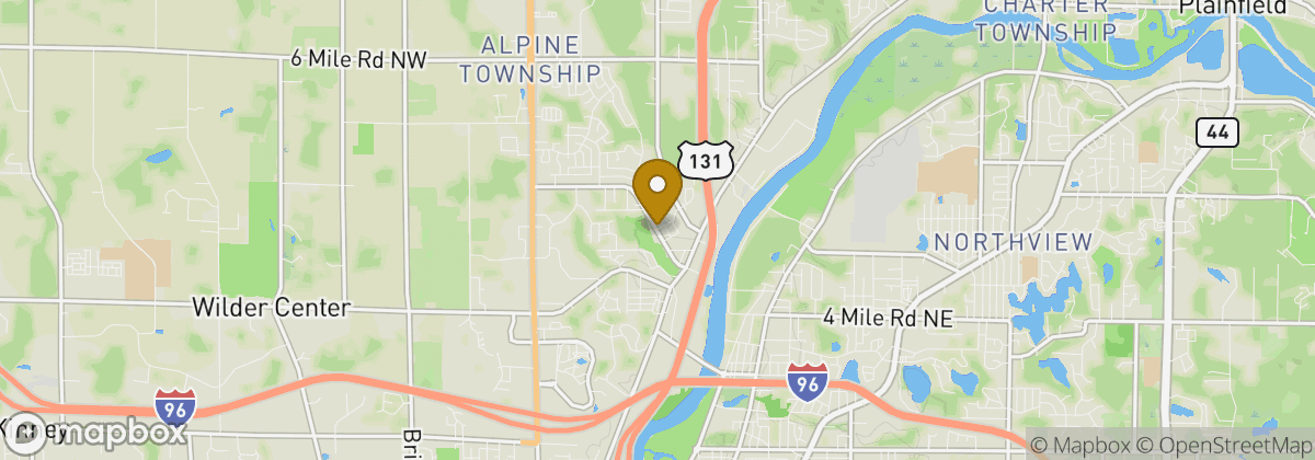 Map location: Comstock Park