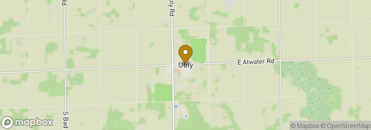 Map location: Ubly