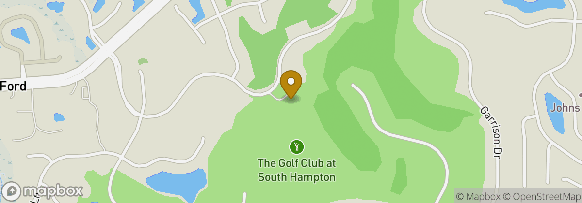 Map location: The Golf Club at South Hampton
