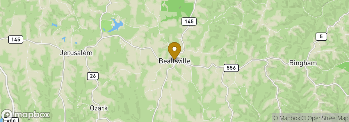 Map location: Beallsville