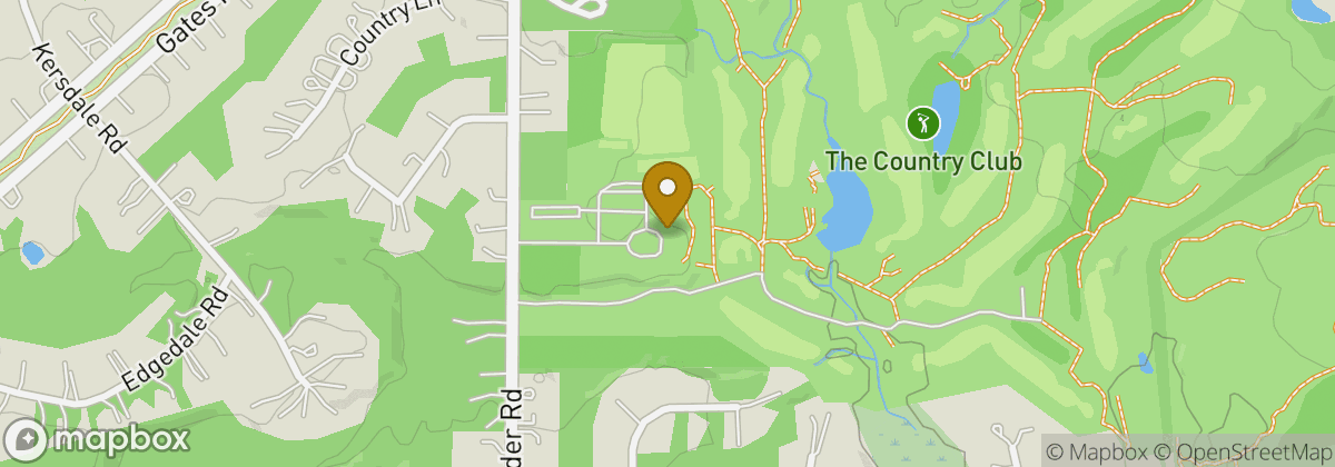 Map location: The Country Club