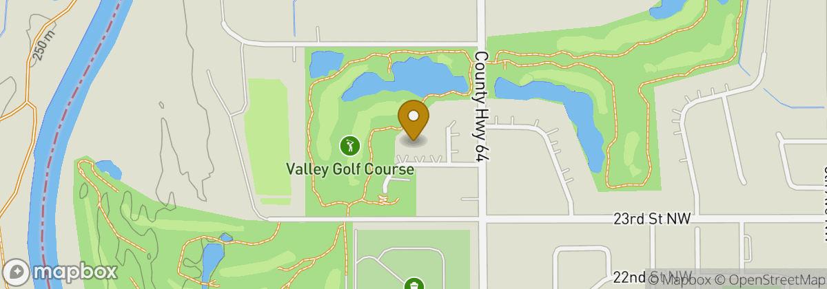Map location: Valley Golf Course