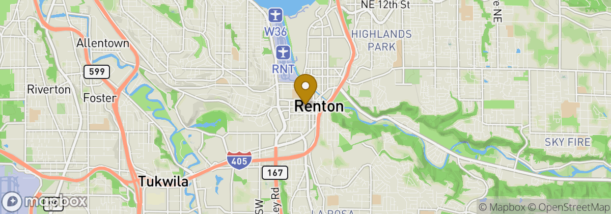 Map location: Renton