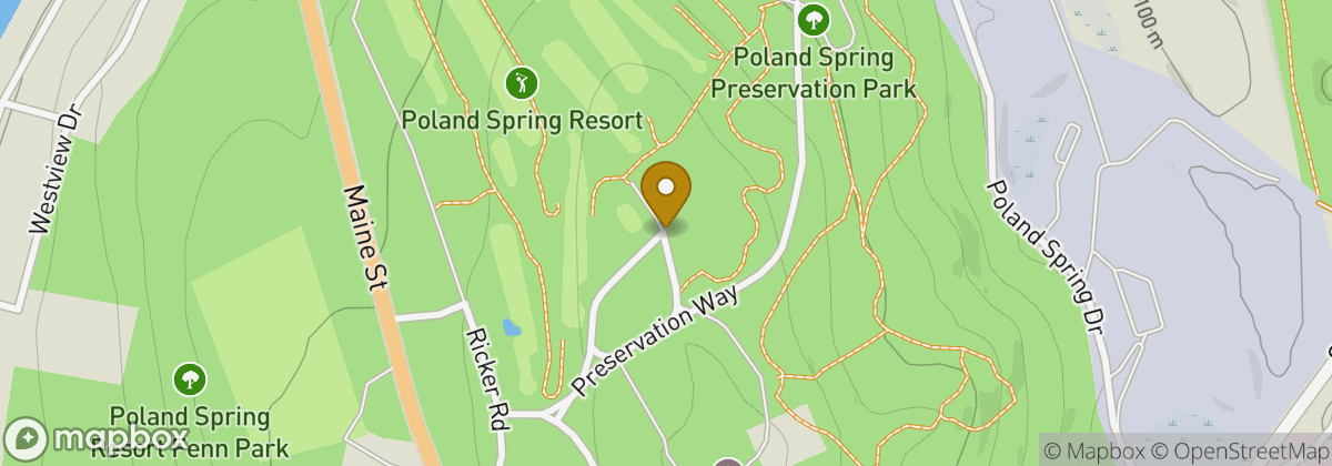 Map location: Poland Spring Golf Course