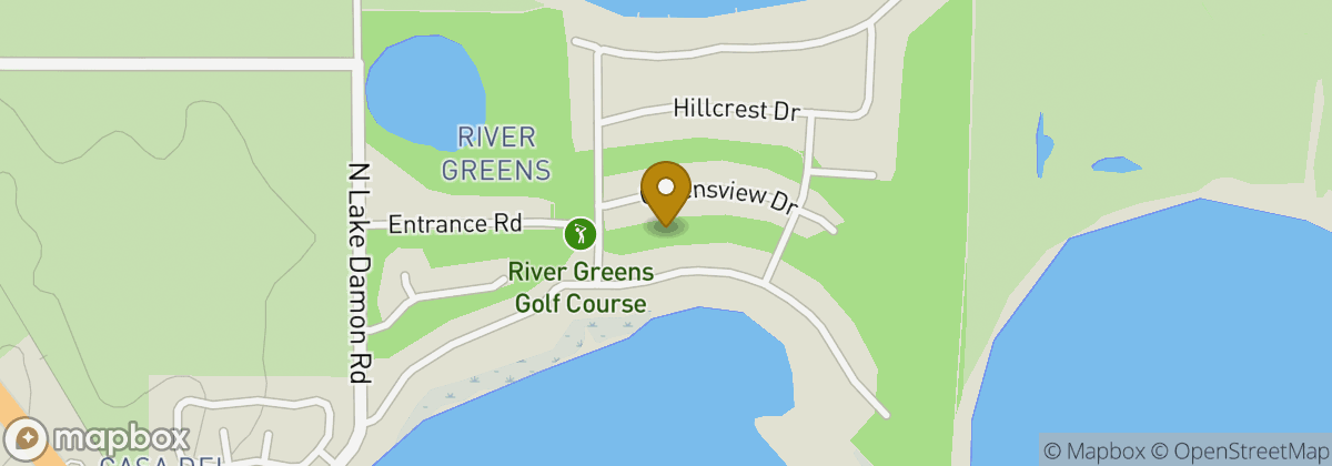 Map location: River Greens Golf Course