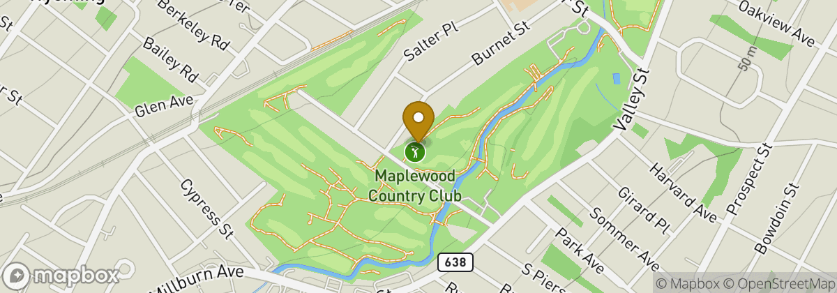 Map location: Maplewood Country Club
