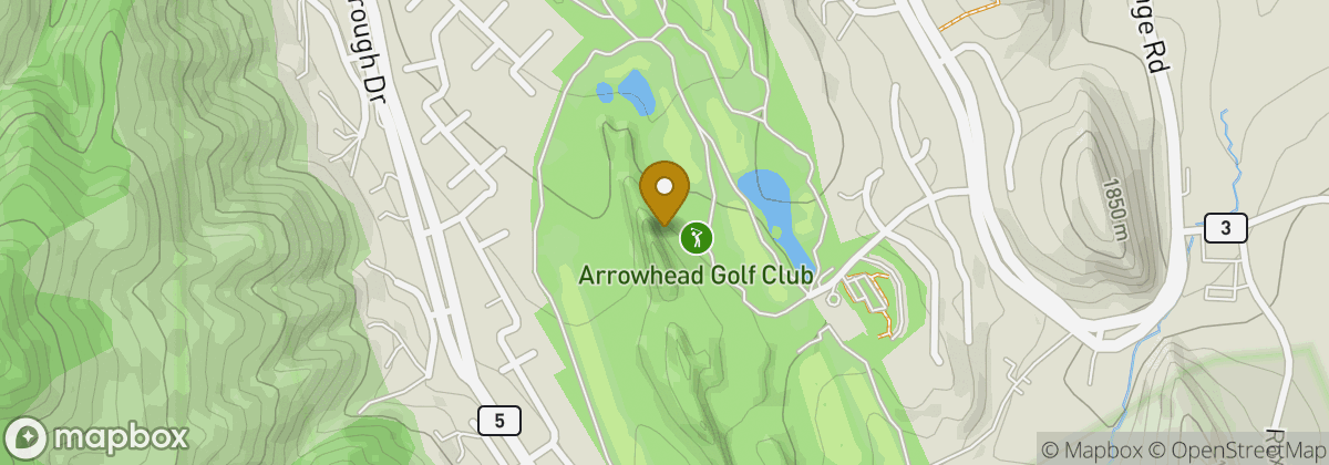 Map location: Arrowhead Golf Course