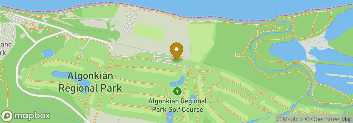 Map location: Algonkian Golf Course