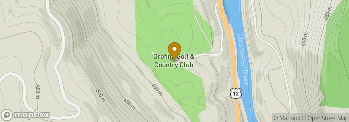 Map location: Orofino Golf & Country Club