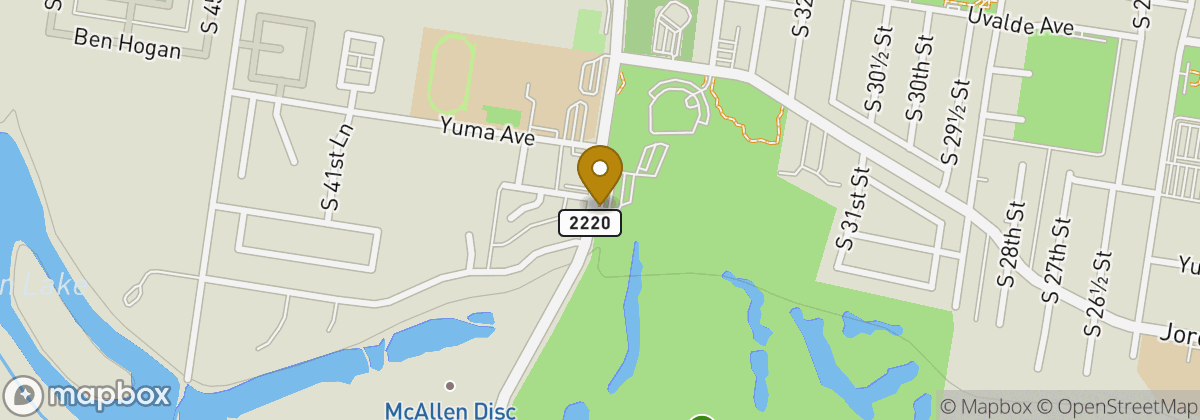 Map location: Champion Lakes Golf Course