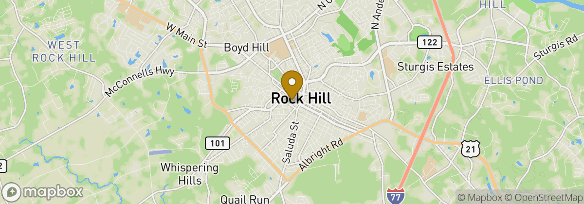 Map location: Rock Hill