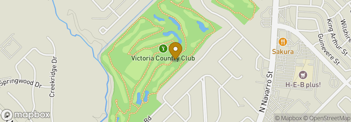 Map location: Victoria Country Club
