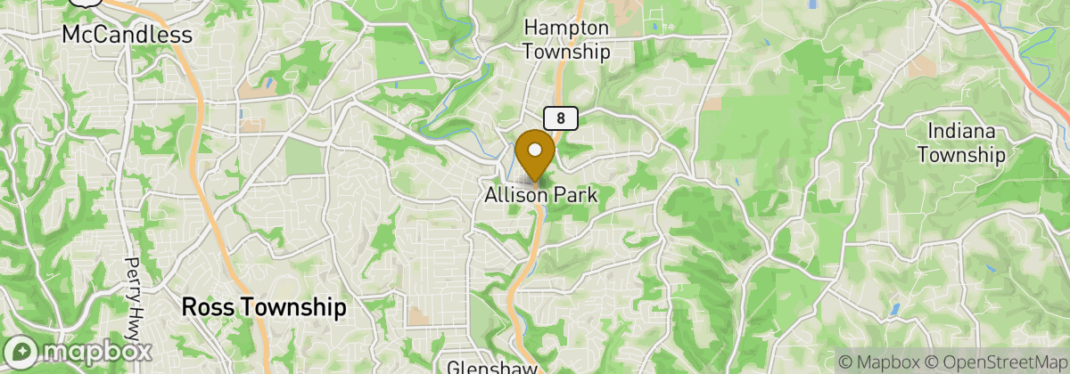 Map location: Allison Park