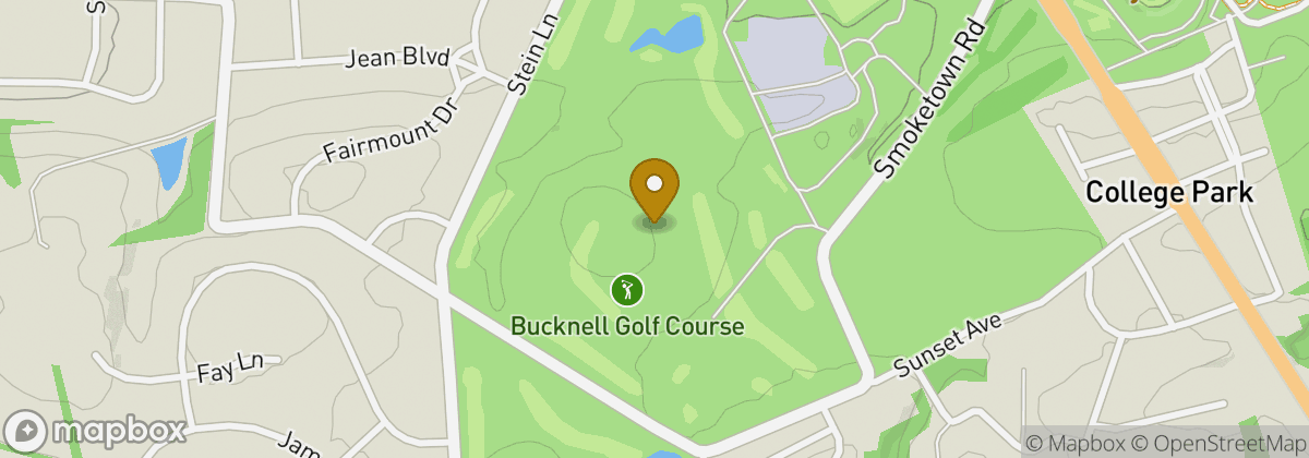 Map location: Bucknell Golf Club