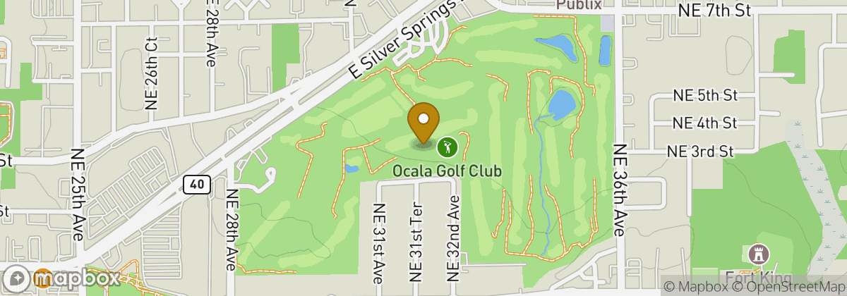 Map location: Ocala Golf Club