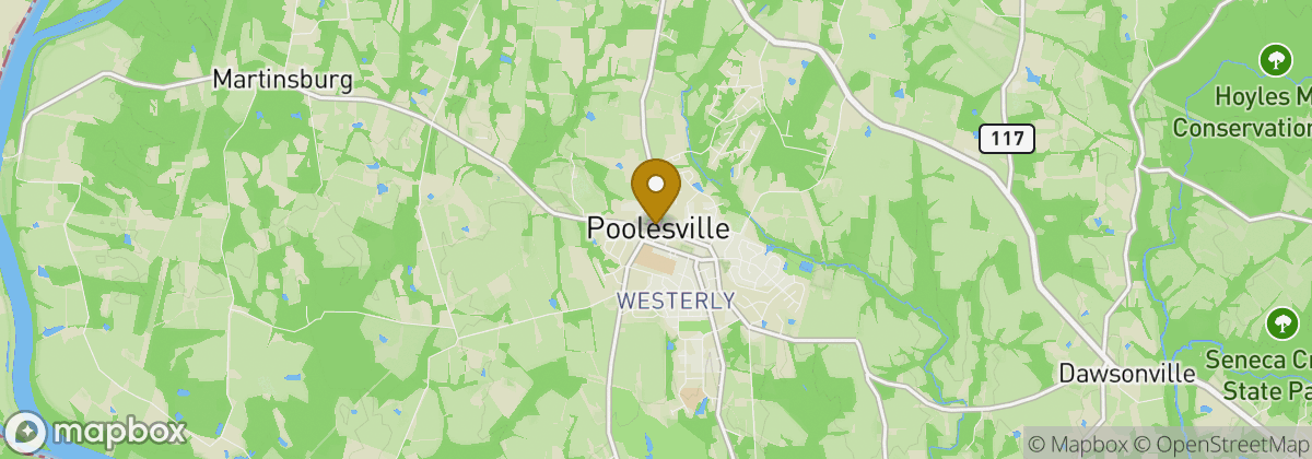 Map location: Poolesville