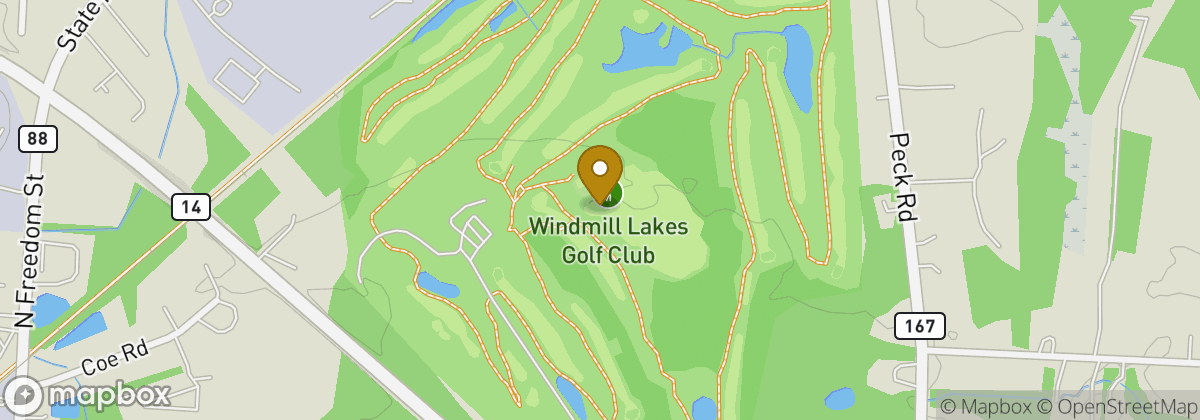 Map location: Windmill Lakes Golf Club