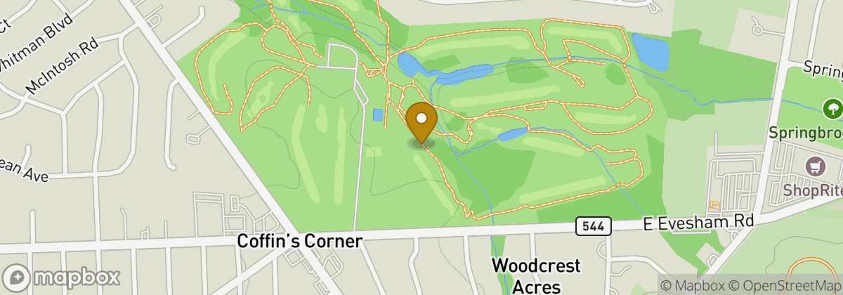 Map location: Woodcrest Golf Course