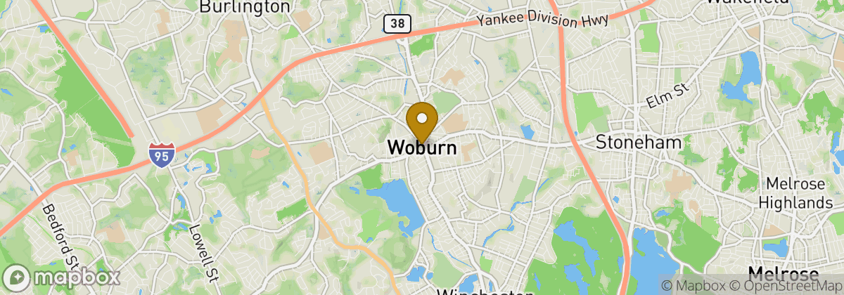 Map location: Woburn