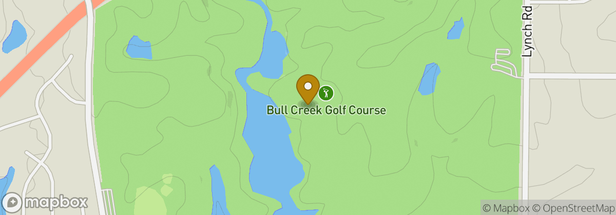 Map location: Bull Creek Golf Course