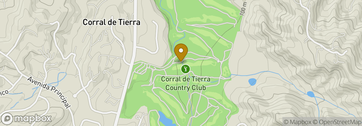 Map location: Corral DE Tierra Country Club