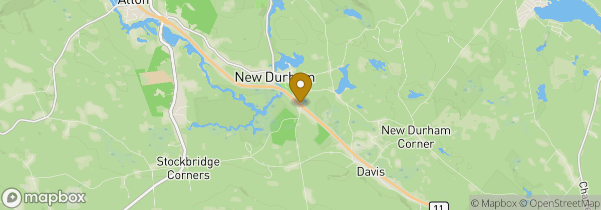Map location: New Durham