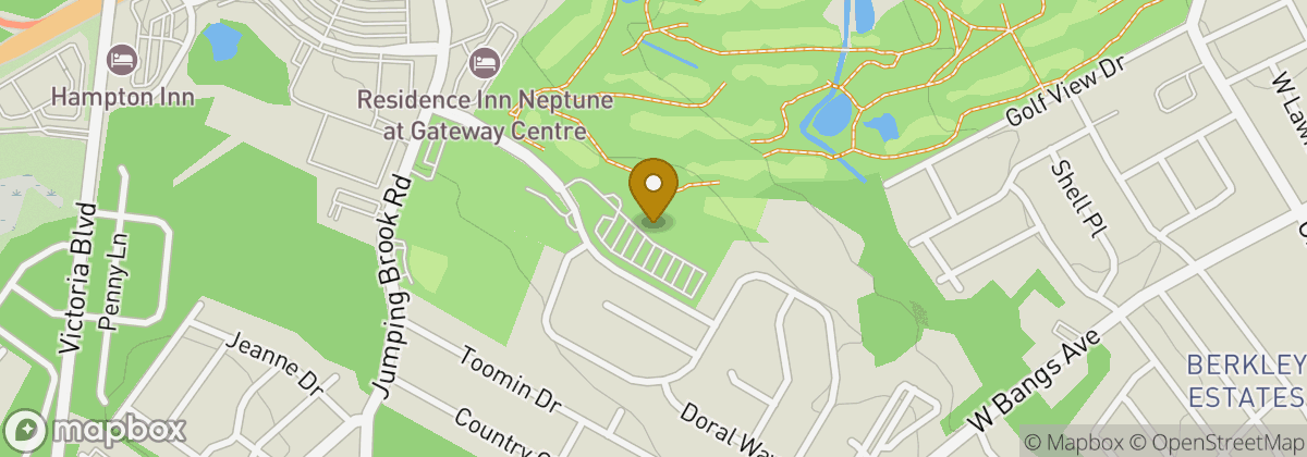 Map location: Jumping Brook Country Club