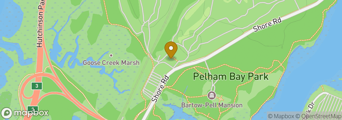 Map location: Pelham Bay and Split Rock Golf Courses