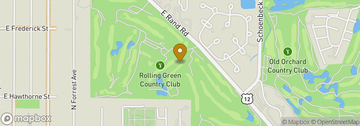 Map location: Rolling Green Country Club