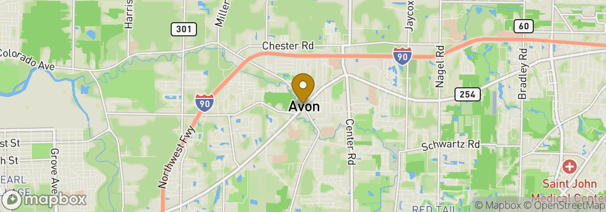 Map location: Avon