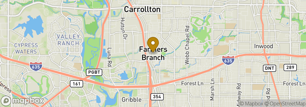 Map location: Farmers Branch