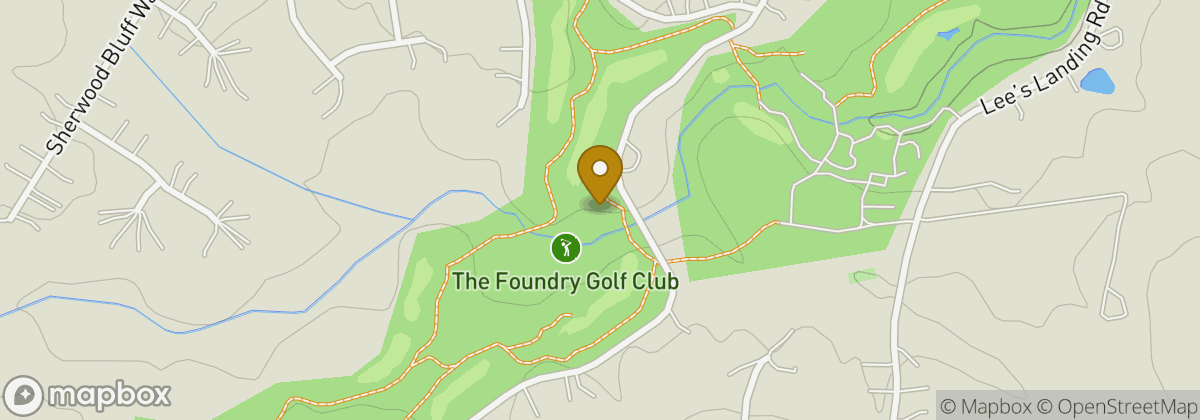 Map location: The Foundry Golf Club