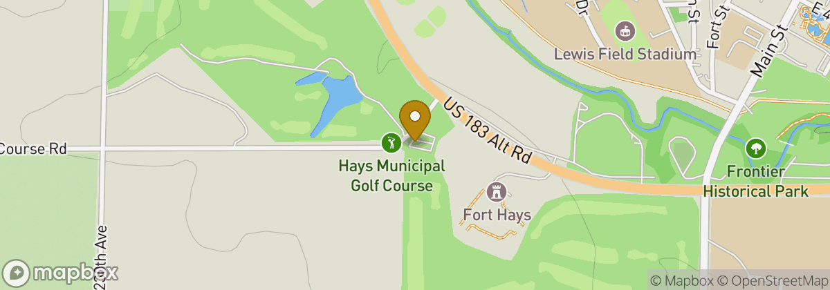 Map location: Fort Hays Municipal Golf Course