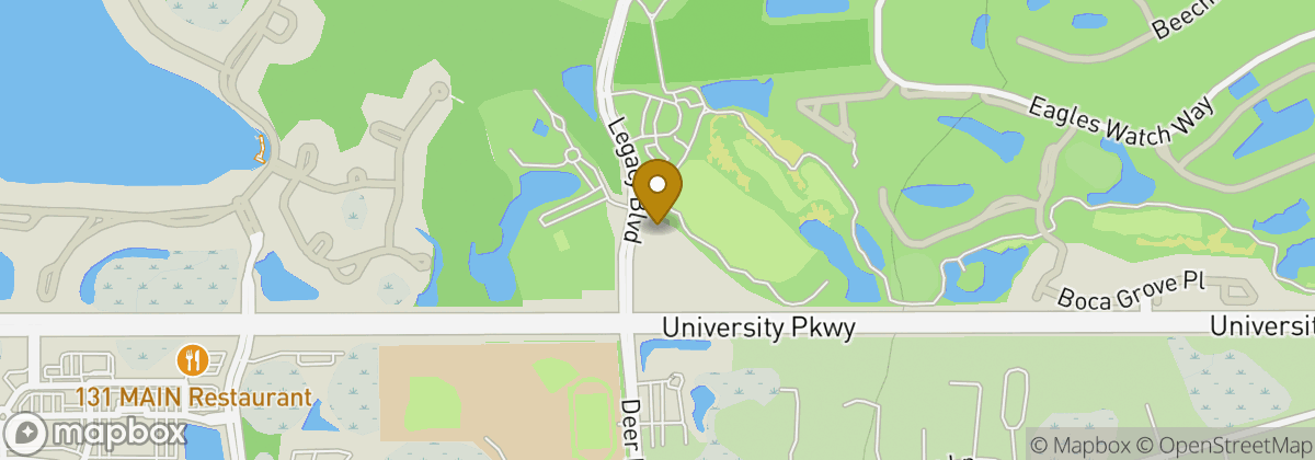 Map location: Legacy Golf Club at Lakewood Ranch