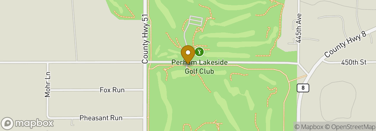 Map location: Perham Lakeside Golf Club