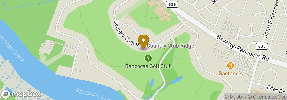 Map location: Rancocas Golf Club