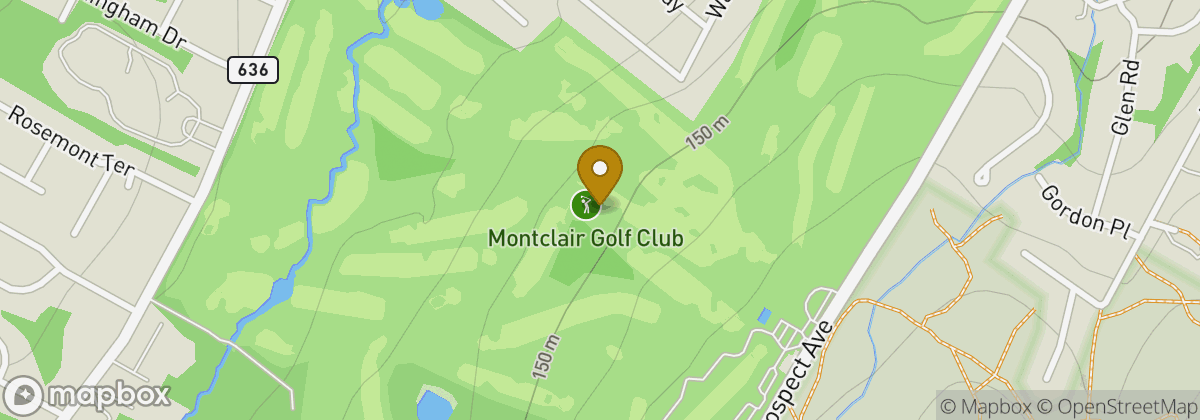 Map location: Montclair Golf Club