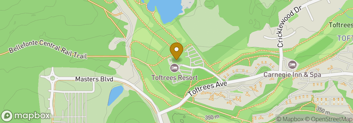Map location: Toftrees Golf Resort