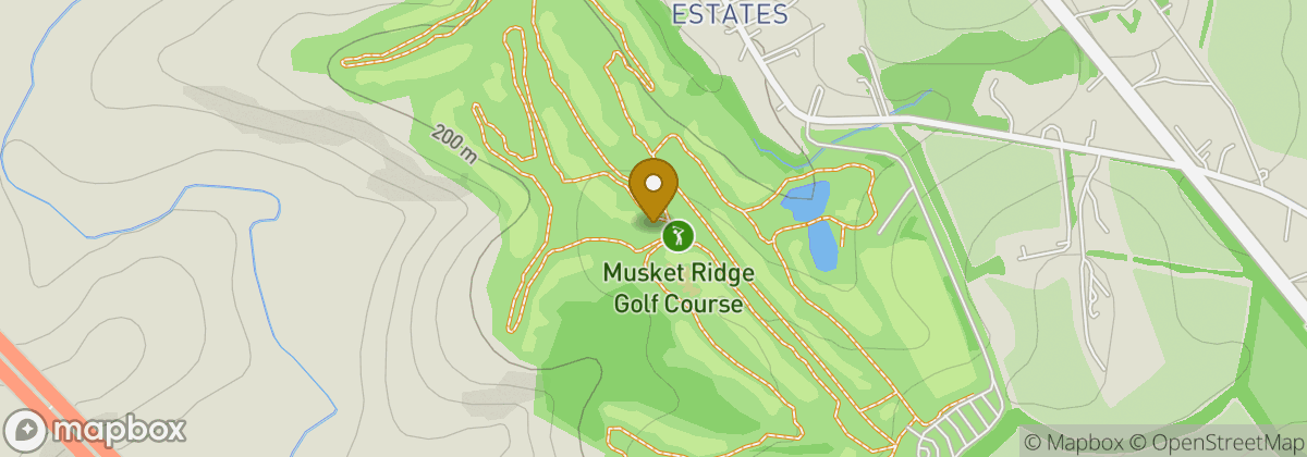 Map location: Musket Ridge Golf Club