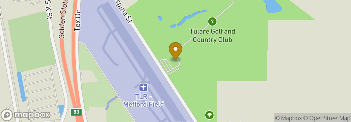 Map location: Tulare Golf Course
