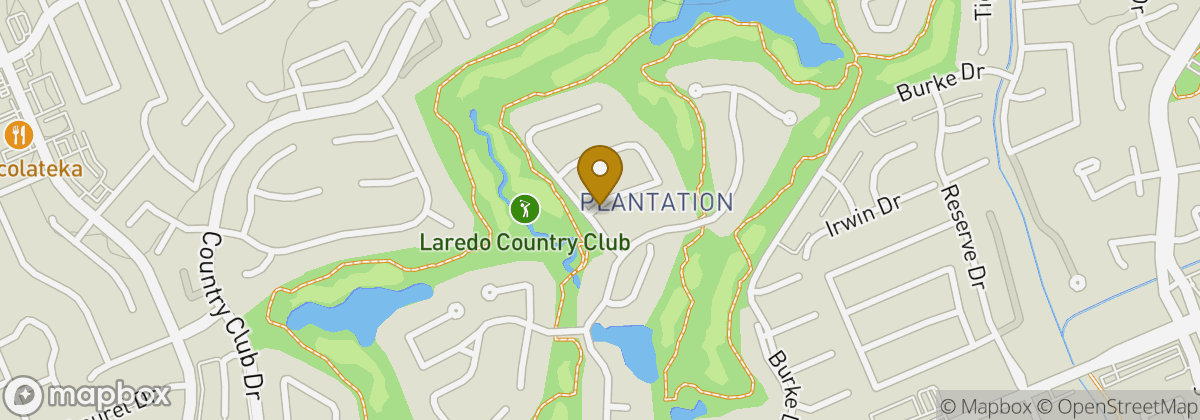 Map location: Laredo Country Club