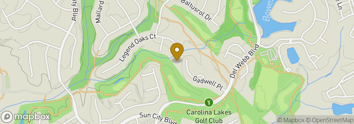 Map location: Carolina Lakes Golf Club