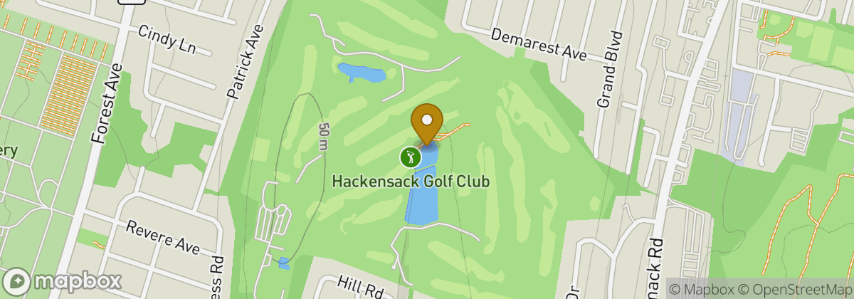 Map location: Hackensack Golf Club