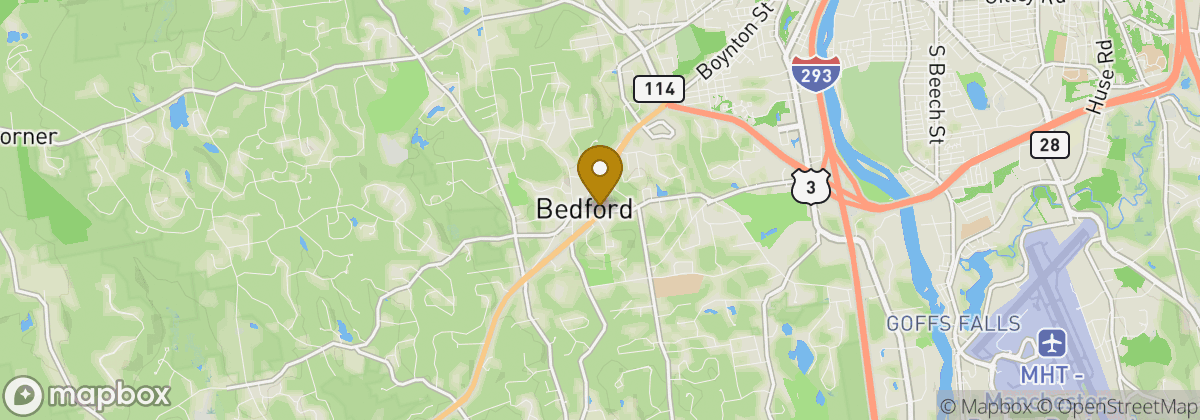 Map location: Bedford