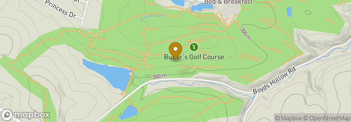 Map location: Butler's Golf Course
