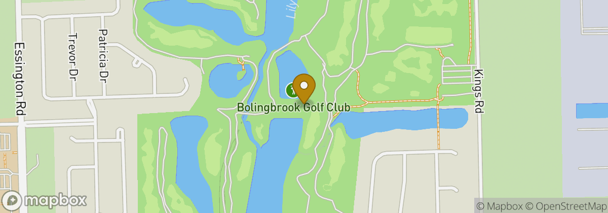Map location: Bolingbrook Golf Club