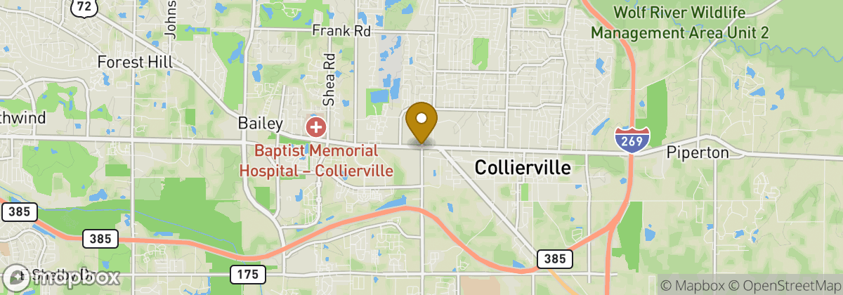 Map location: Collierville