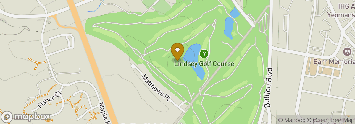 Map location: Lindsey Golf Course