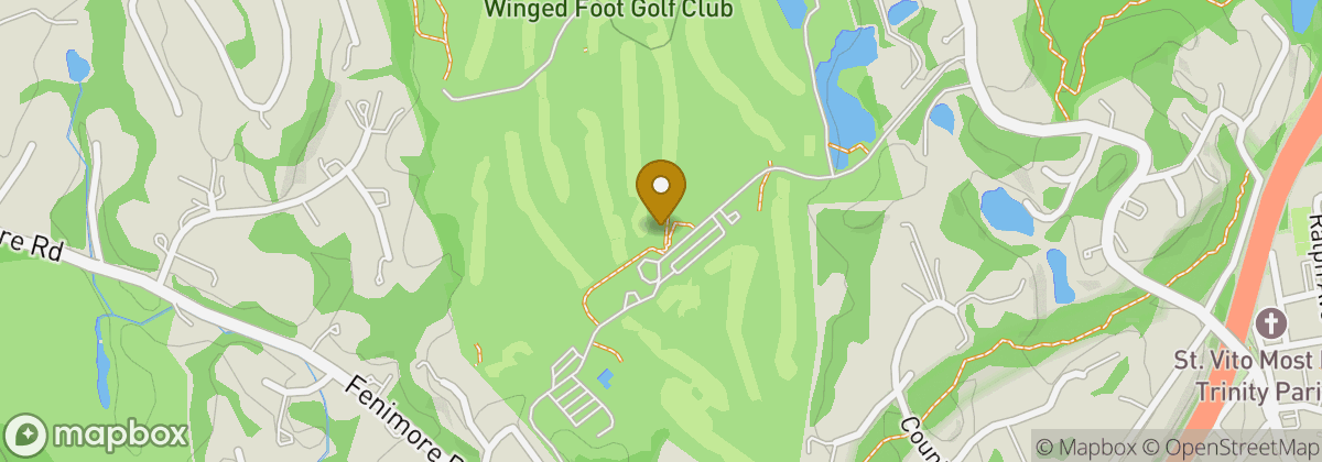 Map location: Winged Foot West Course